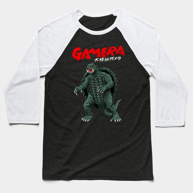 Gamera! Baseball T-Shirt by Geekgasms